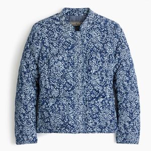 J.Crew Blue Floral Jacket